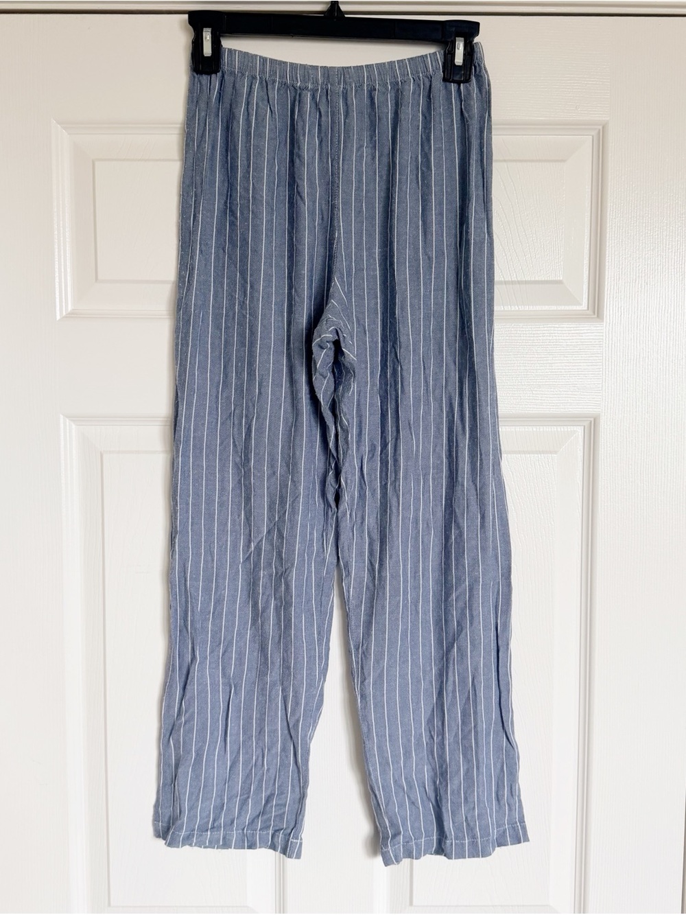 Brandy Melville John Galt Blue and White Striped Pants,